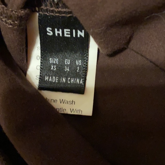 Brown long sleeve crop top - Picture 2 of 2